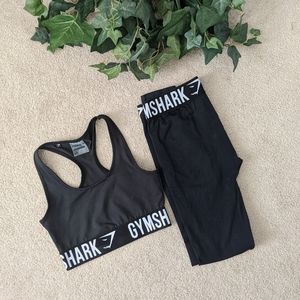 Gymshark Black Fit Set